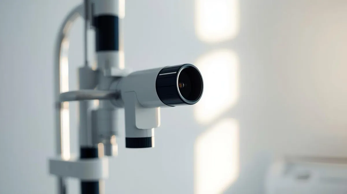 Spaltlampe zur Analyse des Tränenfilms bei trockenen Augen